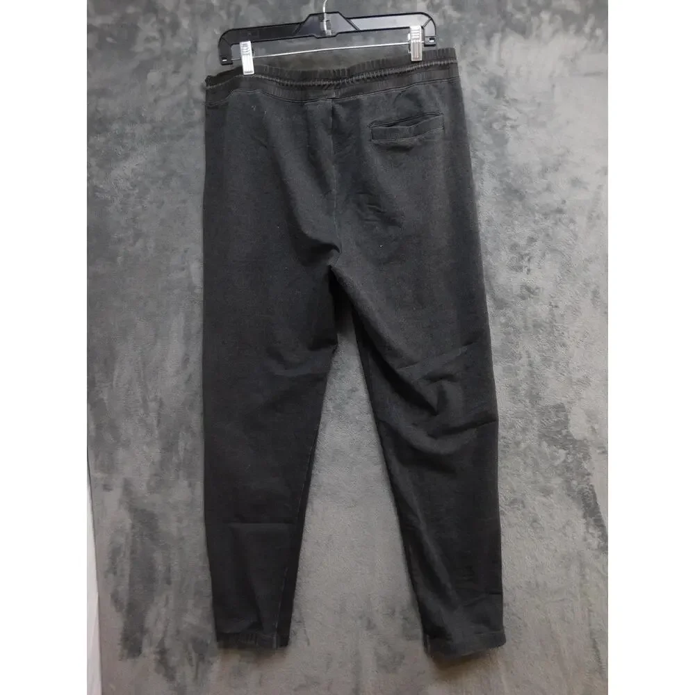 VINCE. Pants Mens L Black Jogger Elastic Waist Drawstring Pockets 32x28 Tapered